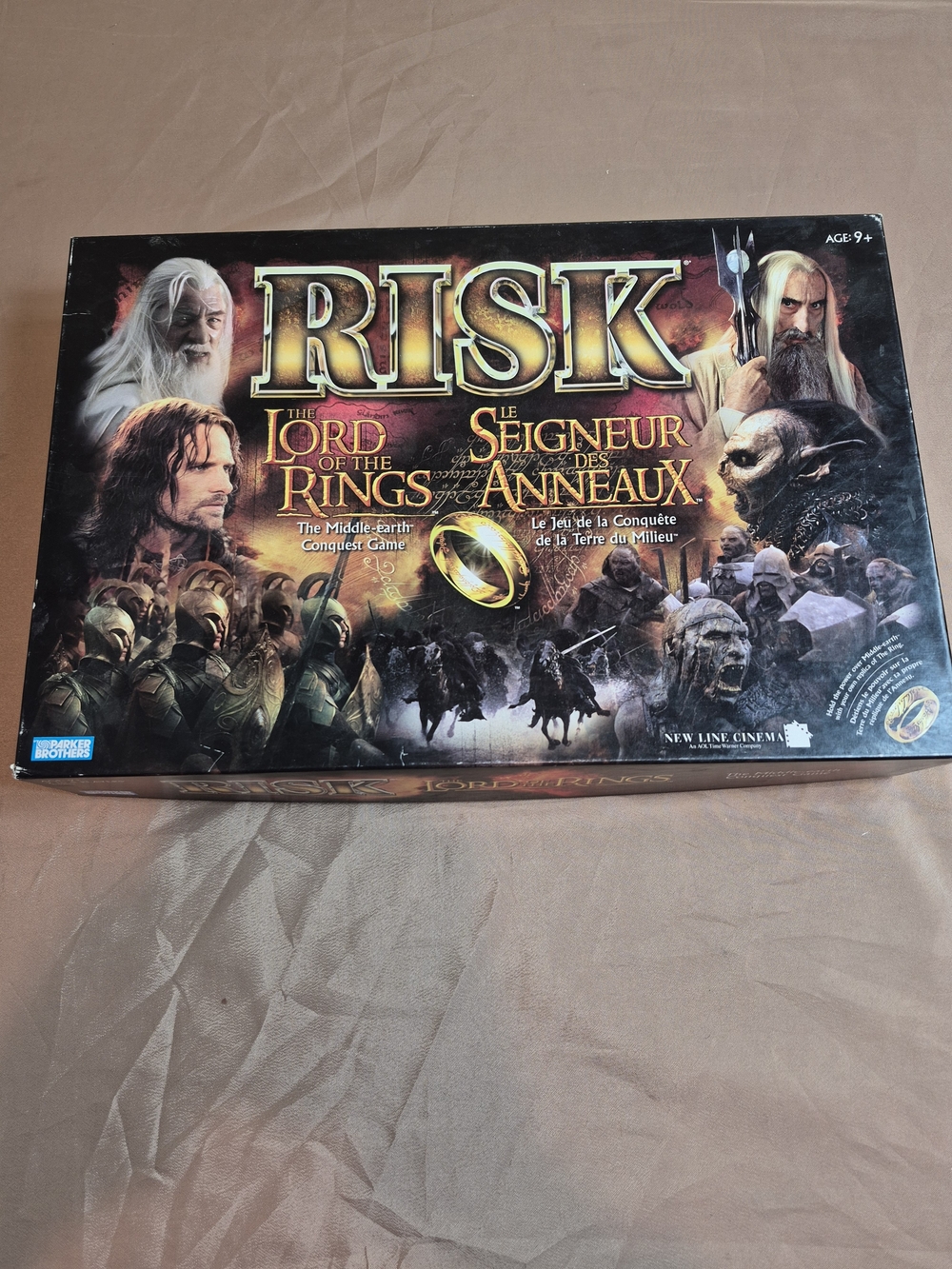 Risk Lord of the Rings Trilogy Edition 2003 Vintage Board Game Incomplete C40833